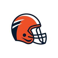 Unique Helmet Design for Football-Themed Projects on White Background vector