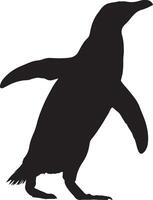 Penguin Silhouettes Adorable Designs for Winter and Wildlife Projects vector