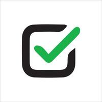 Green check mark icon. Check mark icon. Checkmark Illustration. vector