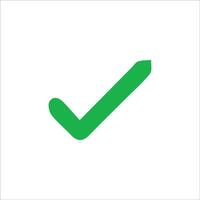 check mark icon . Approval check icon isolated vector