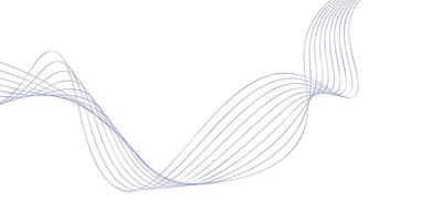 Wavy abstract lines background, banner 9 vector