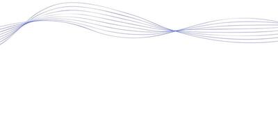 Wavy abstract lines background, banner 2 vector