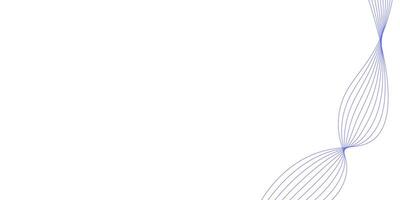 Wavy abstract lines background, banner 4 vector