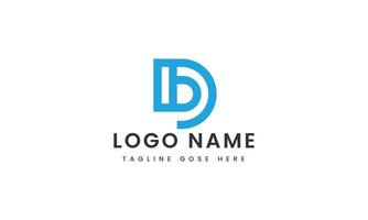 dp logo design template vector
