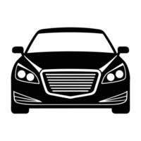 car icon on white background illustration vector