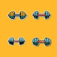 Versatile Kettlebell Icons in Black and White and Various Styles vector