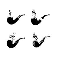 Vintage Smoking Pipes in a Set of Four vector