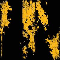 Edgy Yellow and Black Grunge Background vector