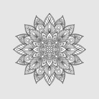Modern and elegant circular mandala design for decoration, coloring and ornamentation vector