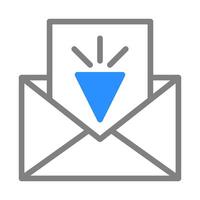 Email with important notification. Concept of communication, alert, and message. vector