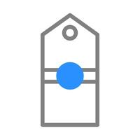 Simple Tag Icon. Concept of identification, labeling, and product information. vector