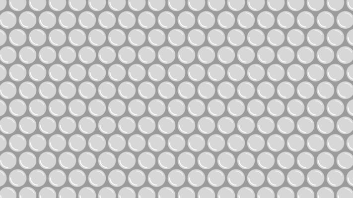 A seamless clear bubble wrap pattern illustration with glossy and reflective spheres on a dark background, creating a modern and minimalistic design for various creative uses.