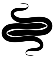 Pair of Eels Silhouette, Flat Style, can use for Logo, Pictogram, Website, Apps and or Graphic Design Element. BW png
