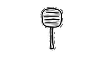 forms a sketch of the paddle icon video
