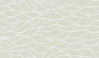 Petals pattern with wavy and scrolls leaves on light beige background. Seamless design for textile, fabric and wrapping vector