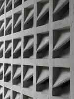 a close up of a wall with a pattern of squares photo