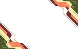 Abstract line green and yellow background illsutration vector