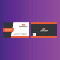 Modern Business Card Design. Elegant Template Display for Promotional Campaign. vector