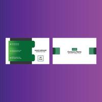 Modern Business Card Design. Elegant Layout Display for Promotional Campaign. vector