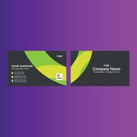 Modern Business Card Design. Creative Layout Display for Promotional Campaign. vector