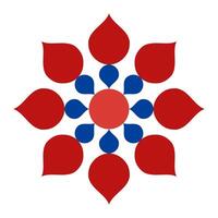 modern geometric pattern icon symbol for decoration flat design vector