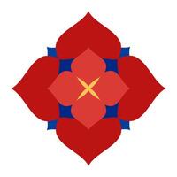 geometric pattern icon symbol flat style vector