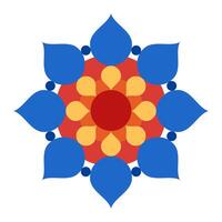geometric pattern flat icon symbol for decoration flat design vector