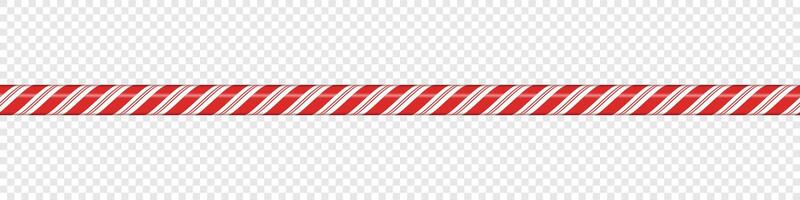 Candy cane line with red and white striped. Seamless line with striped candy pattern. Candy lines. illustration. vector