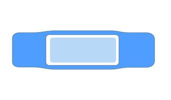 Compact fitness bracelet for tracking steps, monitoring heart rate, and analyzing sleep patterns. Ideal for workouts, daily activity goals, and overall wellness. vector