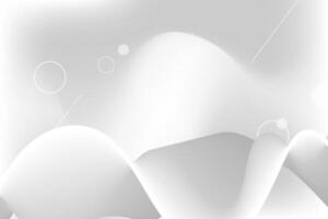 flowing, wavy shapes and soft gradients abstract white background. Circular elements and thin lines create a modern, minimalistic design in total white colors vector
