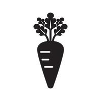 Healthy carrot single icon art design for graphic use vector