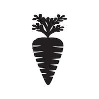 Healthy unique carrot single icon art design. vector