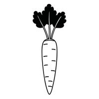 Healthy carrot single icon art design for all use vector