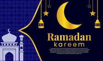 Minimalist Ramadan Background - Ideal for Festive Design Projects vector