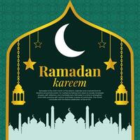 Islamic Pattern Ramadan Feed Background for Stunning Posts vector