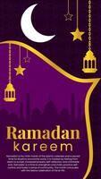 Best Ramadan Kareem Animation - Perfect for Instagram Reels vector