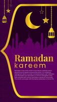 Minimalist Ramadan Reels Design for Stunning Visual Impact vector