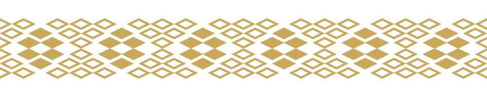 Ethnic Border Aztec Stripe Design Timeless Tribal Pattern for Textile and Decor. vector