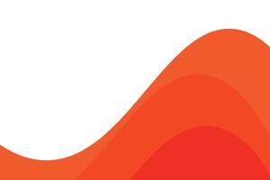 orange wave with white background vector
