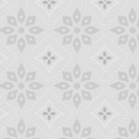 a gray and white pattern with flowers vector