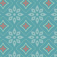 a blue and red pattern with dots and stars vector