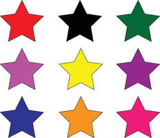 Star icon isolated on white background vector