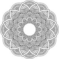 Stress-Relief Mandala Patterns vector