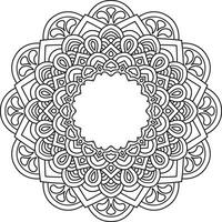Mindful Mandala Coloring Collection vector