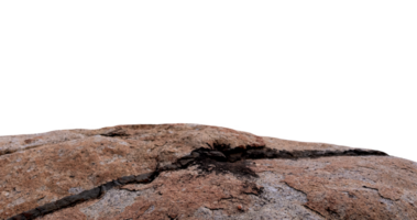 Rock cliff,Stone Rock podium isolated on white background for a Product Display,Sea Rock Shelf with rough surface texture png