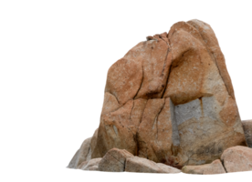 Rock stones isolated,Rock Cliff with rough texture surface,Natural stone formation located part of the mountain,Broken Edge of a Chunk of Rock Sea png