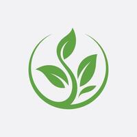 leaves logo icon design template elements tree vector