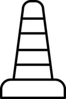 Cone Illustration Icon vector