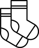 Socks Illustration Icon vector