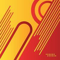 Abstract red yellow line geometric background. Modern futuristic background . Can be use for landing page, book covers, brochures, and wallpaper backgrounds vector